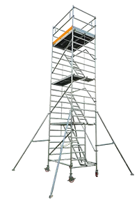برج سقالات ألومنيوم متنقل عالي التحمل من الألومنيوم #3