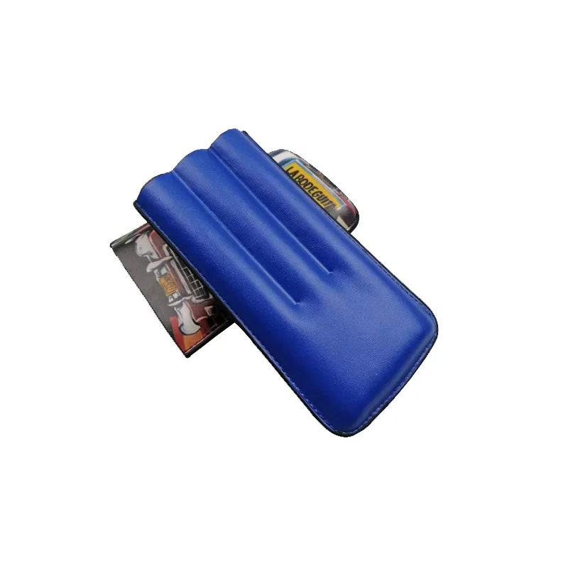 

Дорожный футляр для сигар ручной работы — вмещает 3 сигар, декоративный и контроль влажности.