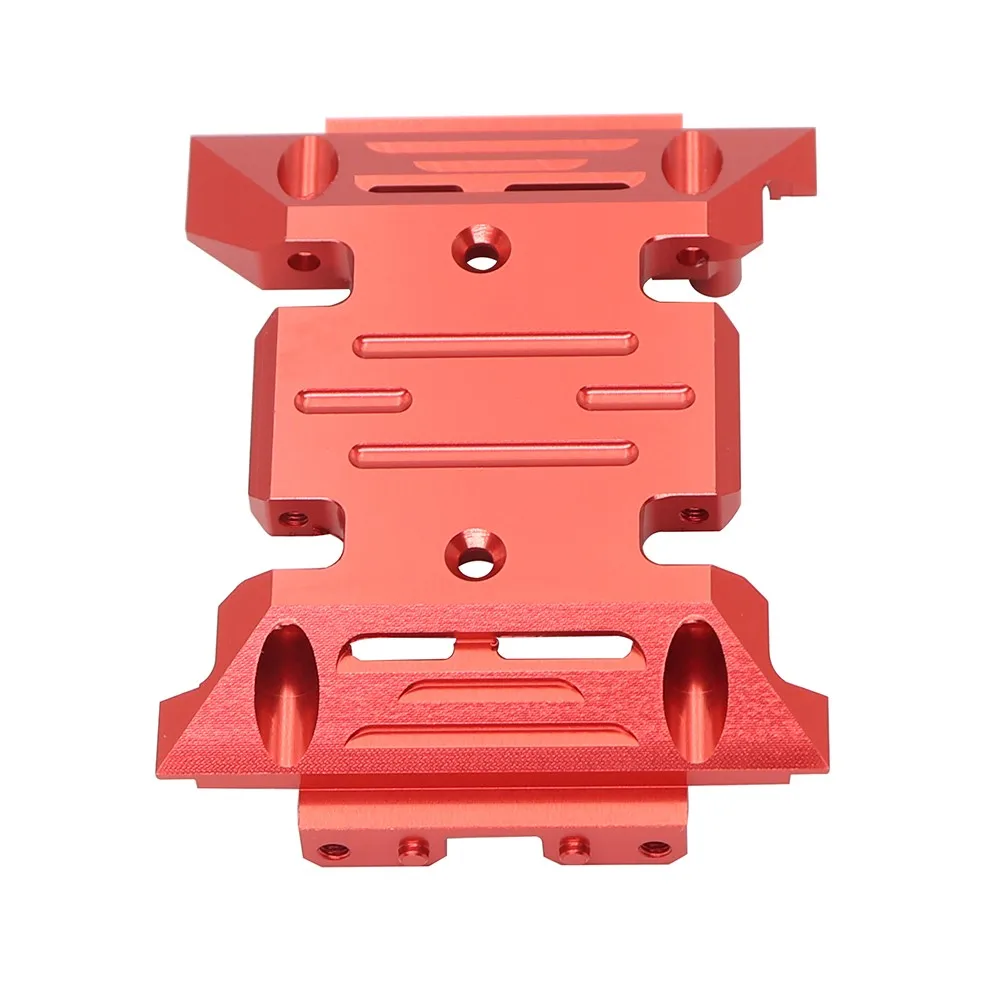 1/10 Axial Scx10 Iii Axi03007 Axi03006용 금속 섀시 센터 가드 및 고정 코드 타이로드 장착 베이스