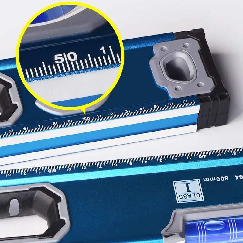 Precision Magnetic Aluminum Alloy Level Ruler High-precision Flat Water Ruler Small Mini Aluminum Alloy Balancer