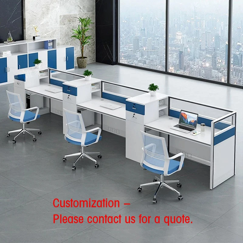 custom.Modern Design Office Cubicle Partition Workstation Desk Commercial Furniture Easy Assembly