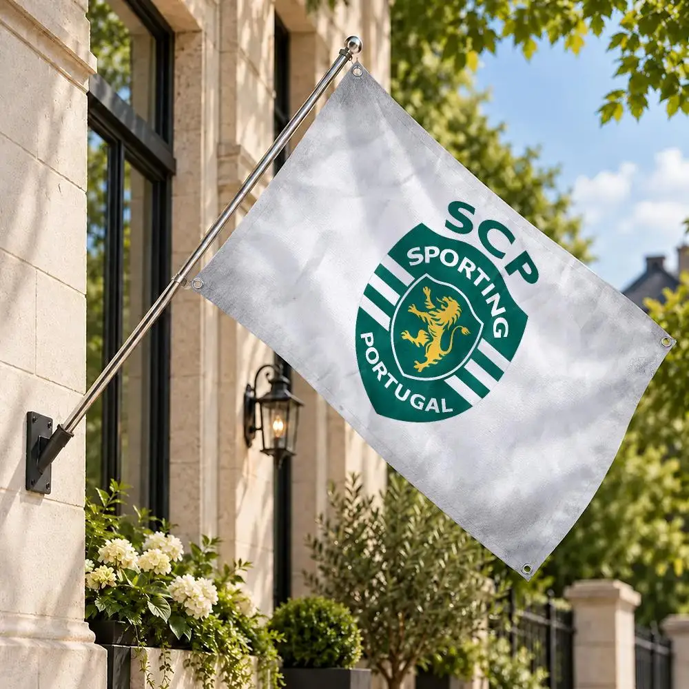Sporting CP Flags Decoration Garage Flags For Bedrooms Bedroom Decor Items Tapestry Flaga