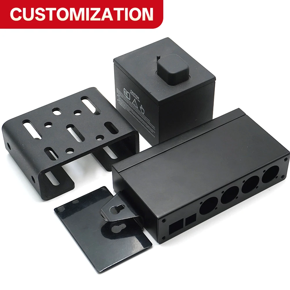 

Custom CNC Machining Services for Ferrous Metal Enclosure Components with Perforated Design Protective Enclosures for Mechanical