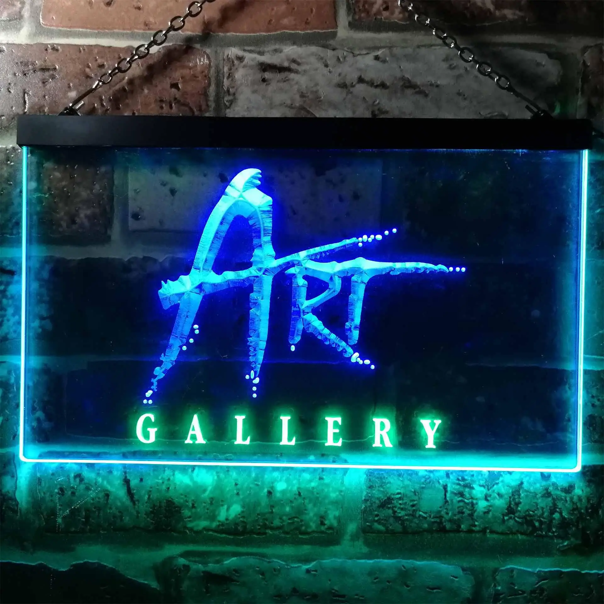 

Art Gallery Room Decoration Dual Color Led Neon Sign st6-i0950