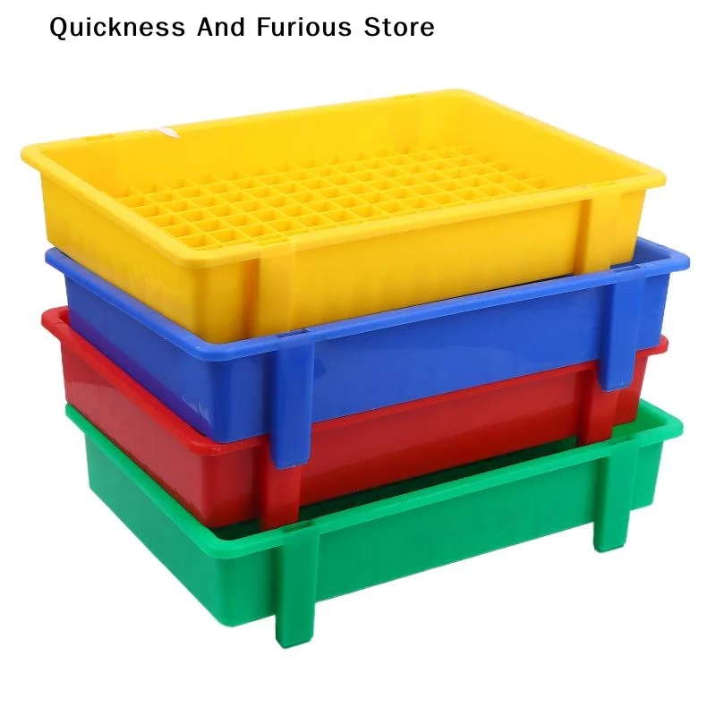【TO】1PCS Thickened Plastic Lithium Battery Storage Box For 18650 Cells - Divided Transport And Turnover Tray,  Durable Organizer