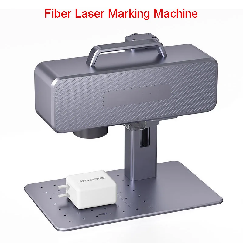 

Fiber Laser Marking Machine M4 Desktop Handheld Laser Engraving Machine Silver Gold Steel Metal Engraver