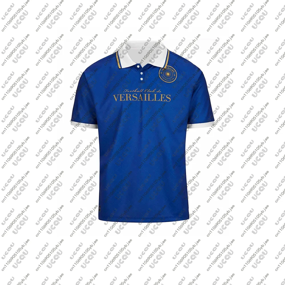 2025/26 camisa de futebol masculina roupas crianças meninos de secagem rápida casa longe futebol t camisa roupas esportivas respirável topo v-versailles