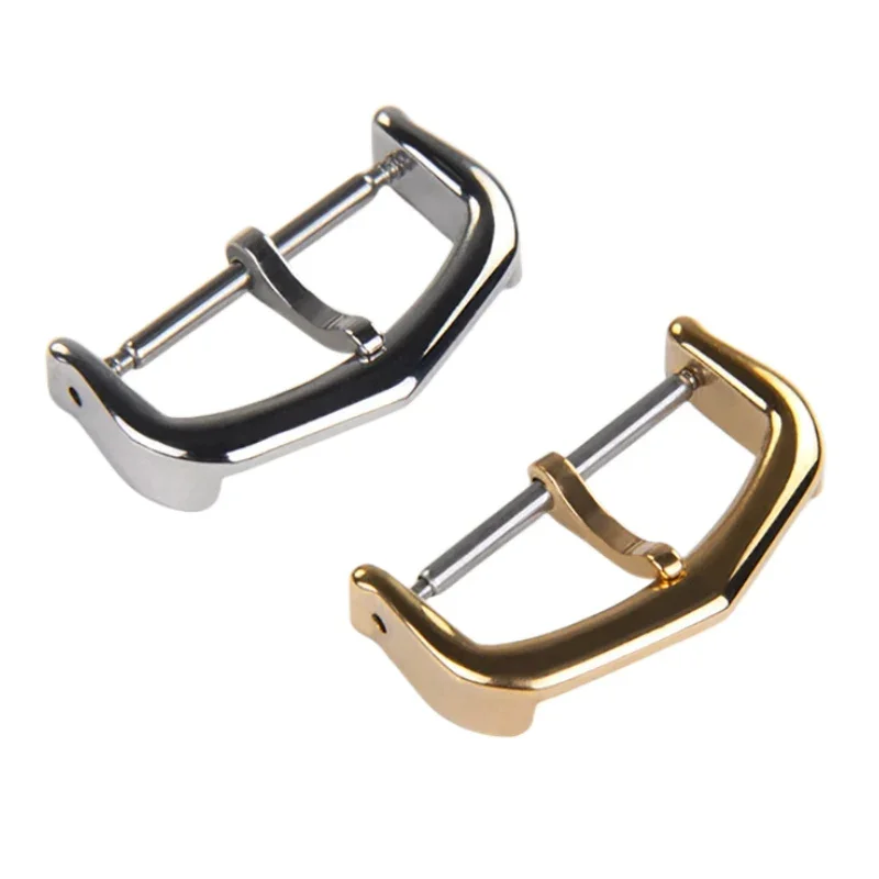 Edelstahl Schnalle 12mm 14mm 16mm 18mm Pin Schnallen Für Cartier Uhr Armband Verschluss Silber Gold uhr Reparatur Werkzeuge Zubehör