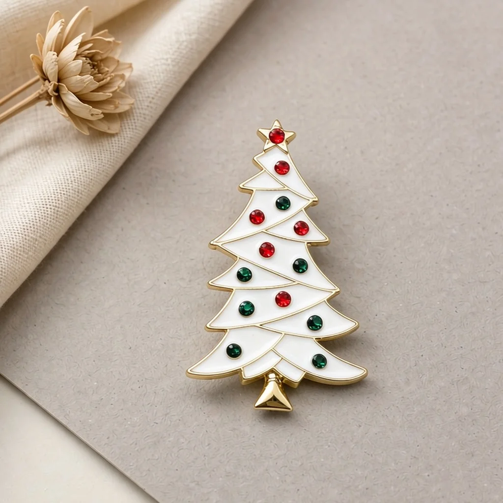 2026 Decorative Items Commuting Decorative Pins European Retro French Style Pins Metal Clasps Badge Brooches Anti-Exposure Brooches Christmas Holiday Pins Versatile Bow Tie Accessories Silk Clips Anti-Exposure Gadgets Badges High Aesthetic Value Collar Pins DIY Unique Shoe Accessories