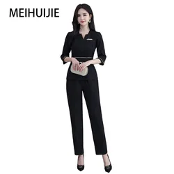 Beauty Salon Work Clothes Women's New Health Club Pants Bathing Foot Spa Work Uniform Massage Overalls Suit Nail Salon Uniform