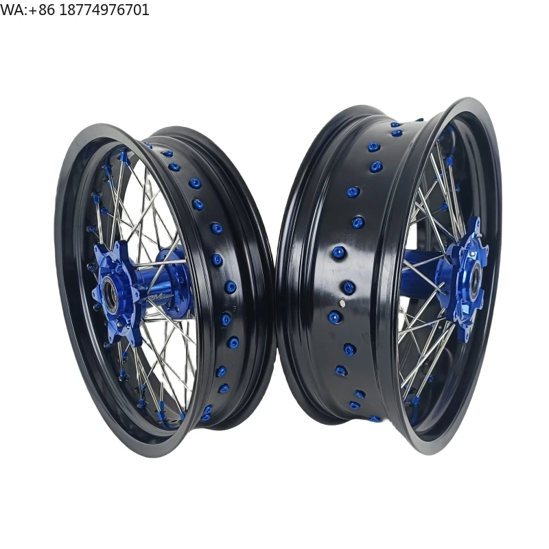 Fit YZ250F 2007 Years 16/17 Wheels Set Motorcycle Supermoto Wheels