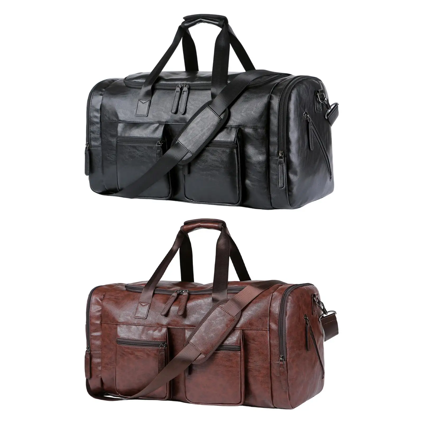 

Travel Duffel Bag Scratch Resistant Organizer Storage Tote Carry on Weekender Overnight Bag for Holiday Laptop Adults Luggage