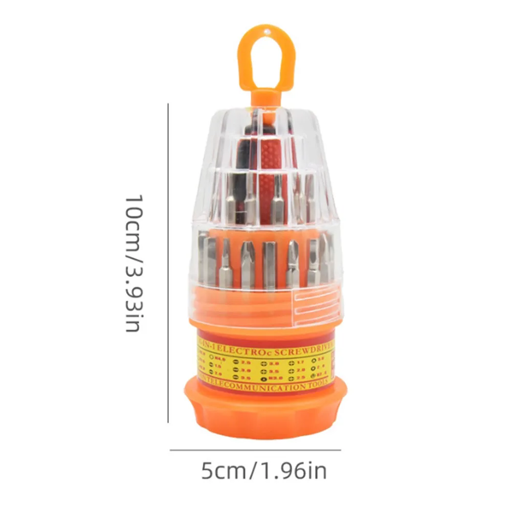 31 шт. в 1 Точная насадка для отвертки из хром-ванадия и храповая отвертка Карманный прецизионный Набор отверток ручные инструменты
