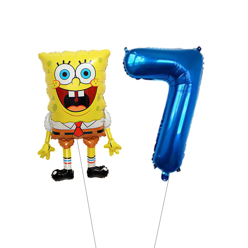 Niedliche SpongeBob Schwammkopf Aluminiumfolien-Ballons für Kindergeburtstage, Babypartys, Eventdekoration und Partyzubehör – Detail 25