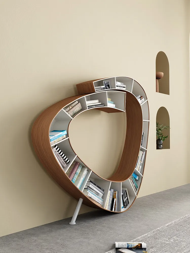 All kinds of wrought iron letter bookshelves creative floor-to-ceiling decorative display shelves