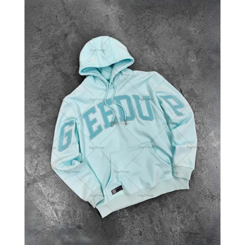 ❤ ❤ 2025 ملون إلكتروني طباعة المتضخم هوديي المرأة الأوروبية والأمريكية الشارع ملابس عصرية ريترو بسيط البلوز S جديد ★ ☆