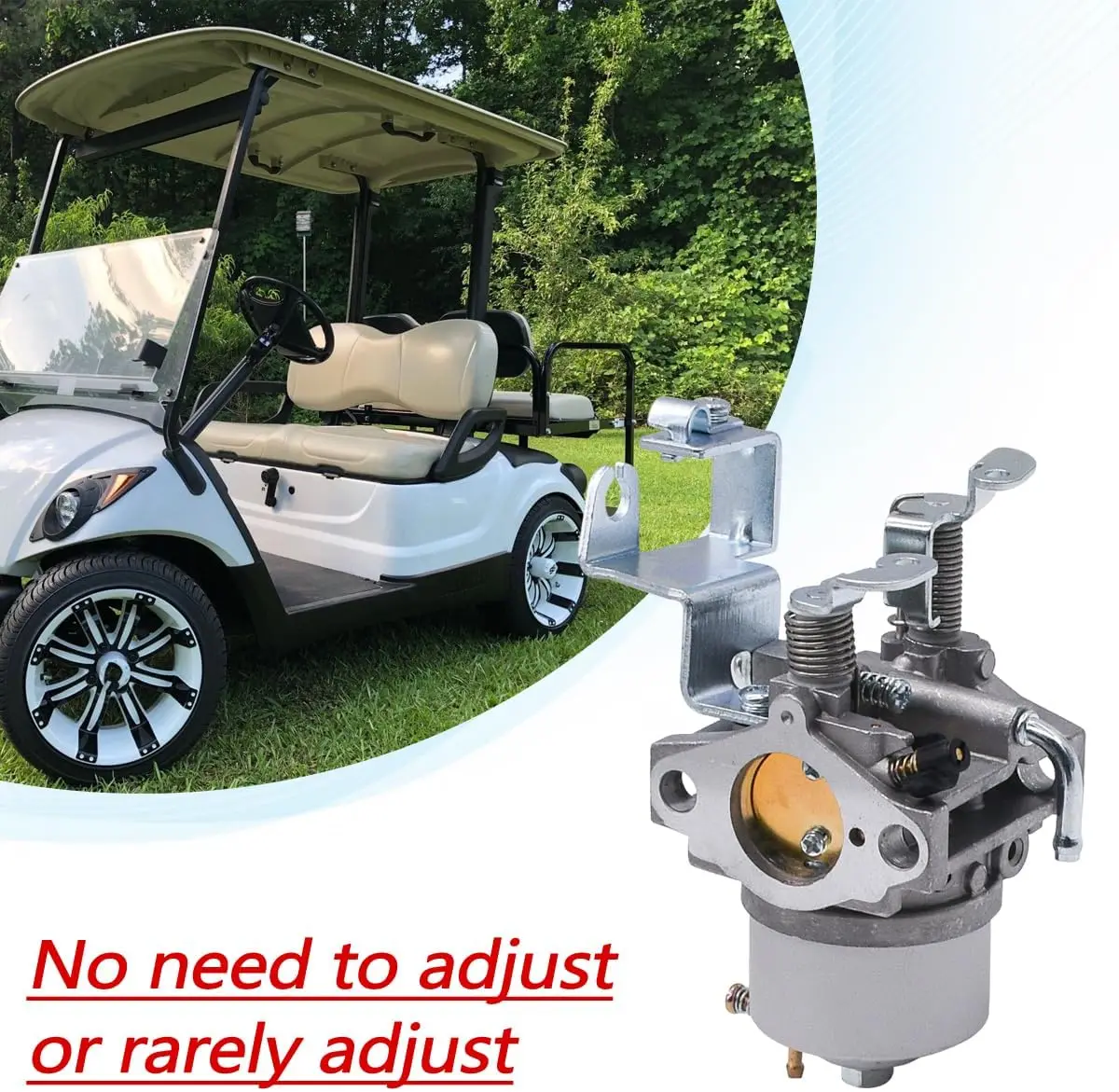 G29 Carburettor Compatible with Yamaha Golf Cart G22 G27 G29 4-Cycle Drive Engine JR6-14101-00 JR6-14101-01 2003-UP 6