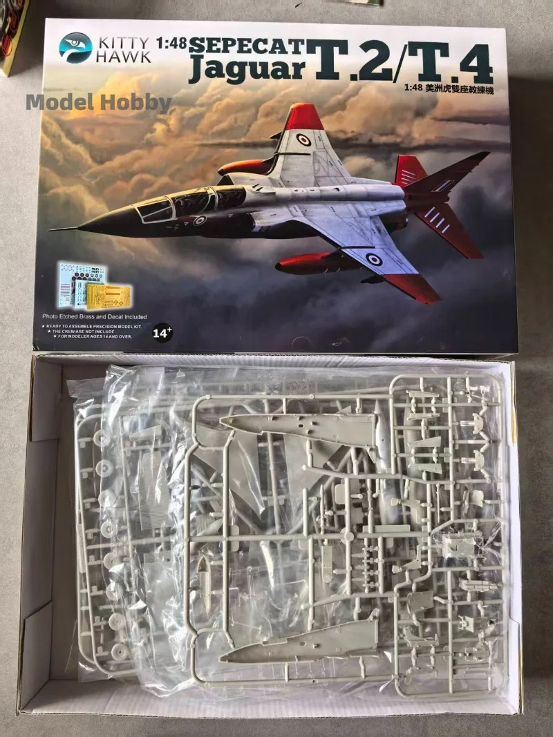 Kitty Hawk 80105 1/48 Sepecat Jaguar T.2/T.4 Assembly Plastic Model Kit