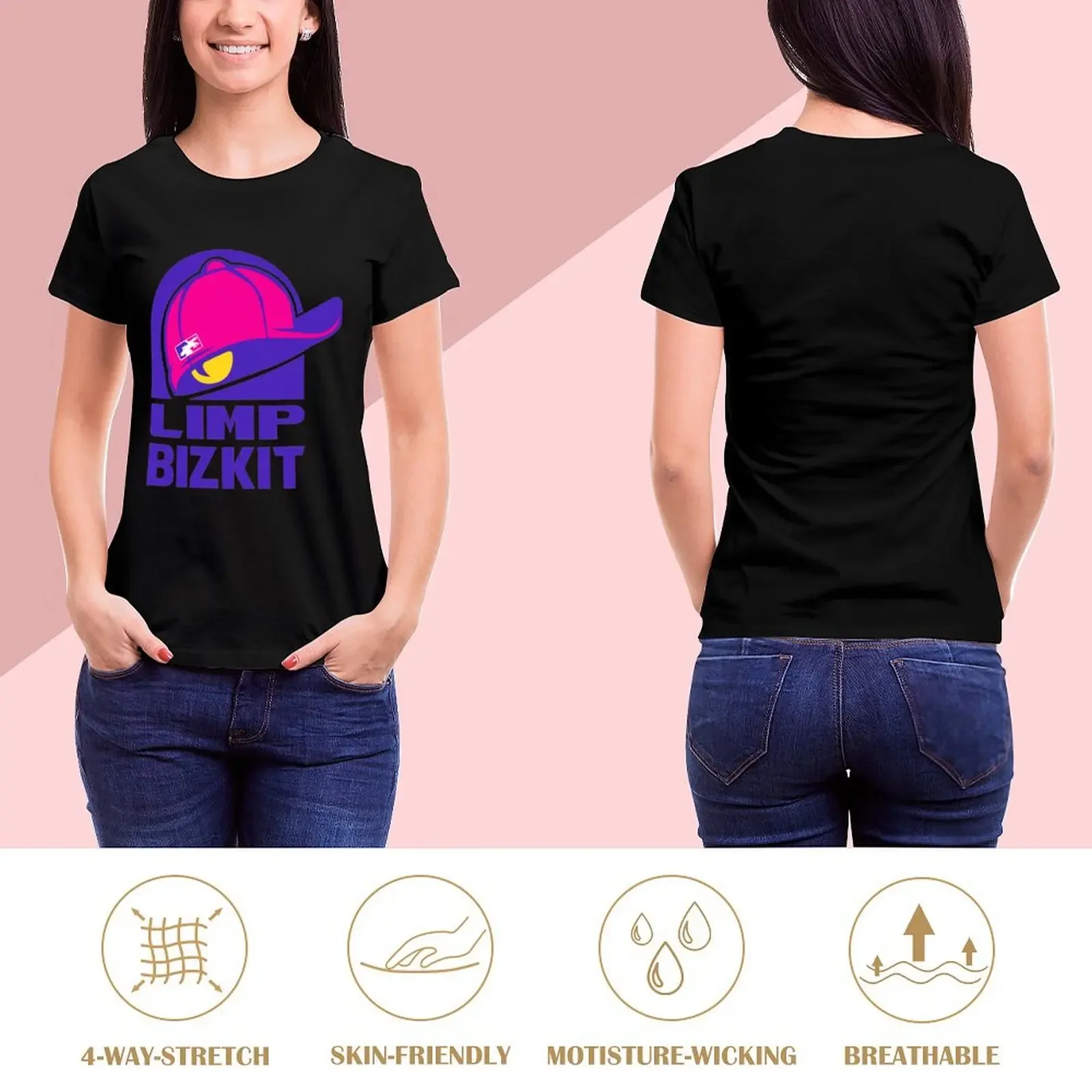 Limp Bizkit cool T-Shirt quick drying Aesthetic clothing customizeds workout t shirts for Women