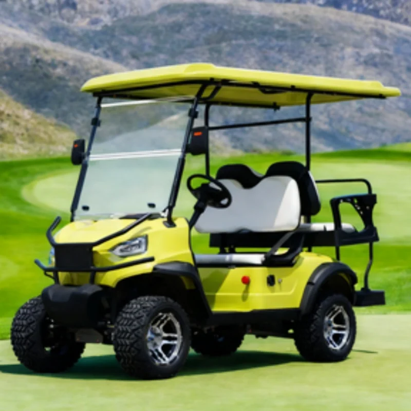 2026 four Wheeler New Model Style E For Golf Push Cart 2+2 Seat Lifting Seat Electric Self-propelled Car