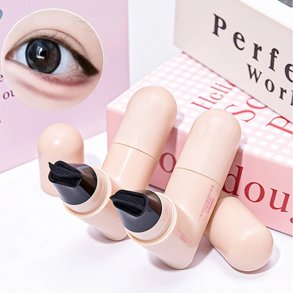 Zwart Bruin Vloeibare Eyeliner Stempel DIY Driehoek Eyeliner Verlenging Stempels Waterdicht Langdurig Snel Droge Ogen Make-up Sjabloon