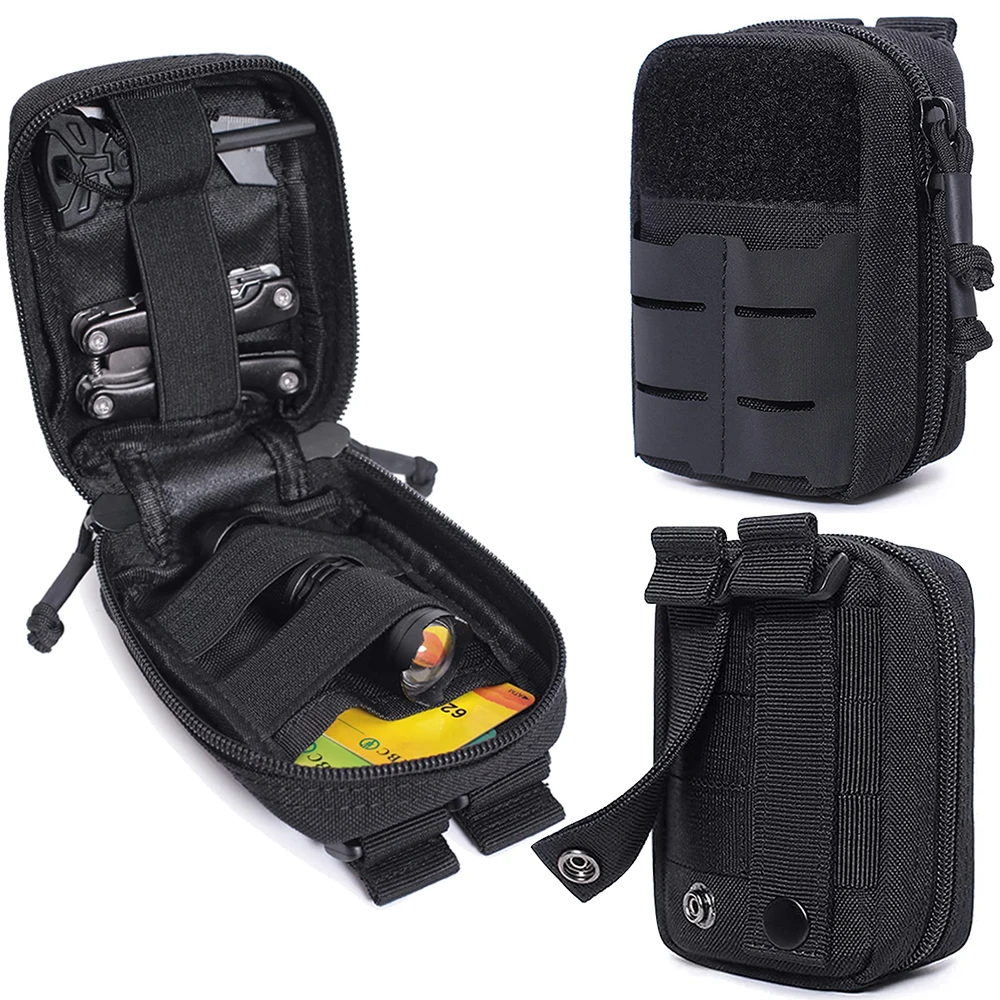 Bolsa Táctica Pequeña Molle Admin EDC, Riñonera Utilitaria, Bolsa de Cinturón, Organizador Médico, Cartera, Monedero