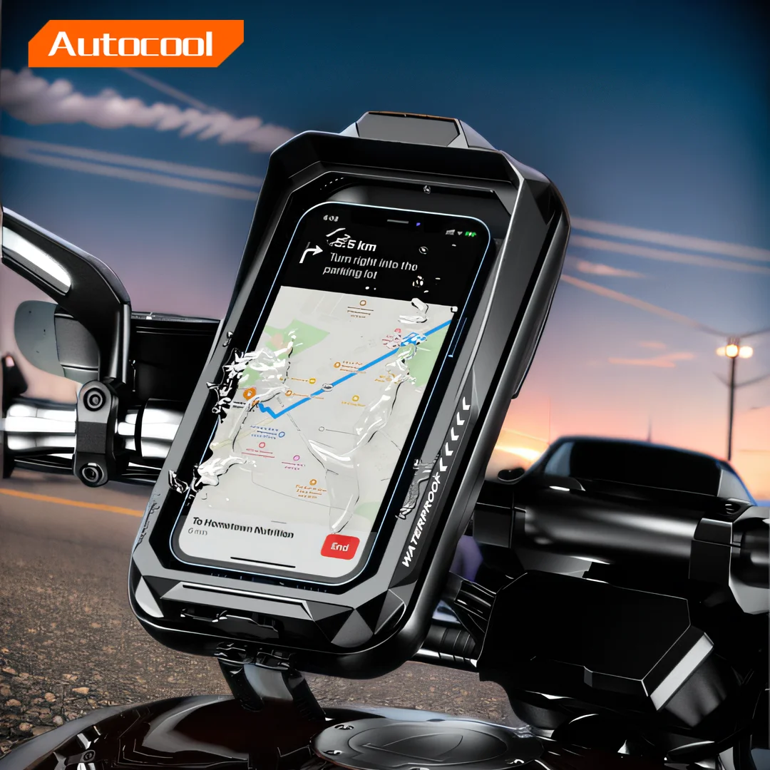 Anti shake 360 Adjustable Motorcycle Phone Holder Camera fully Protection Motorcycle Bike GPS Phone Mount Stand Holder