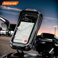 Anti Shake 360 ajustável titular do telefone da motocicleta, câmera totalmente proteção, Bike GPS Mount Stand