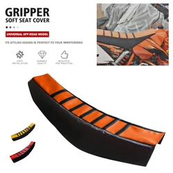 Anti-Slip Gripper Soft Seat Cover Strip For Honda Kawasaki Suzuki Yamaha Dirt Bike Enduro Off Road Seat Cushion Pad Protector