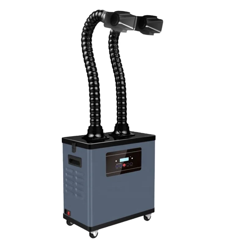 Laser Cutting Air Soldering Fume Extractor Absorber Machine Smoke Purifier Welding Fume Smoke Dust Collector Filter