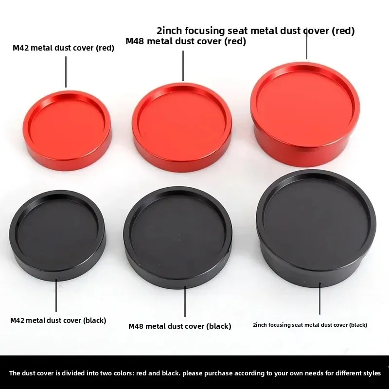 Angeleyes 2-Inch Metal Dust Cap Thread Adapter M42X0.75 to M48X0.75 for Astronomical Telescopes Metal Telescope Accessories