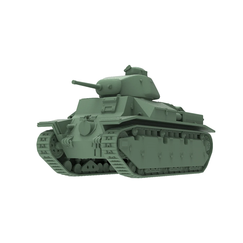 

1/220 1/160 1/87 SSMODEL SS812 Railway Military Model Kit France Medium Tank APX 4 Turret & 47mm Gun