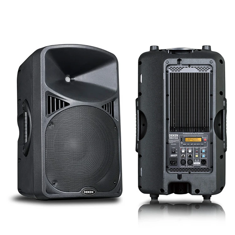 

DEKEN RS212P New 300w 12 Inch Active Speaker Powered Speakers Professional Active Portable Audio Speaker With Bluetooth