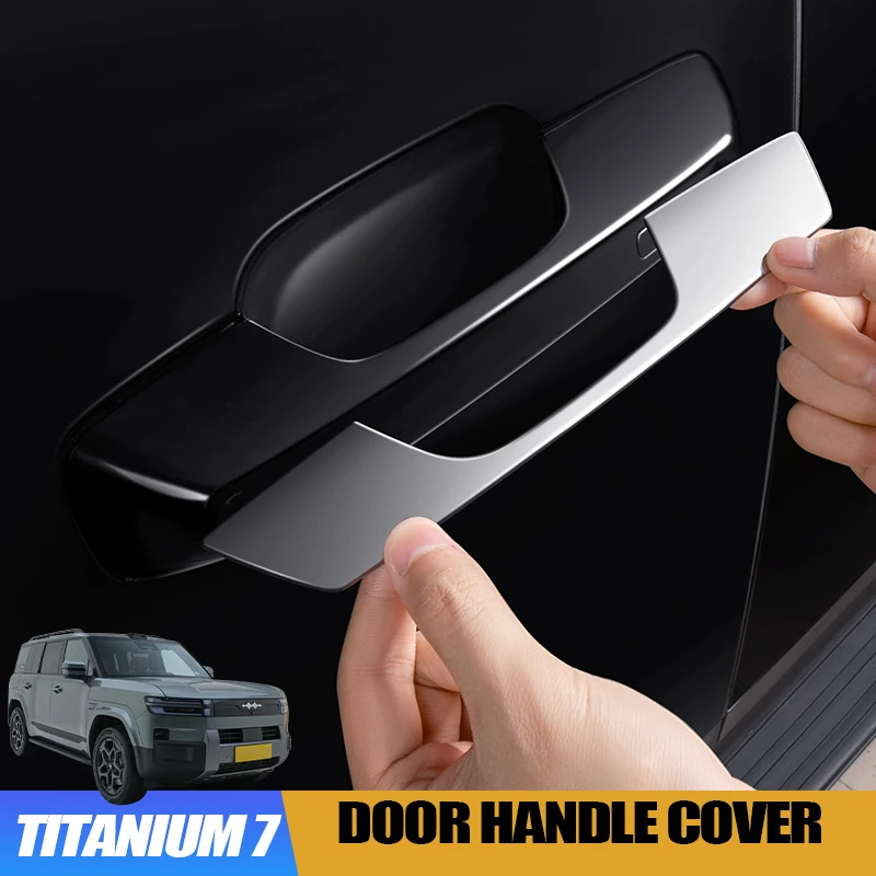 

Крышка дверной ручки для BYD Leopard 7 Titanium 7, защитные накладки от царапин, противоударные декоративные внешние аксессуары