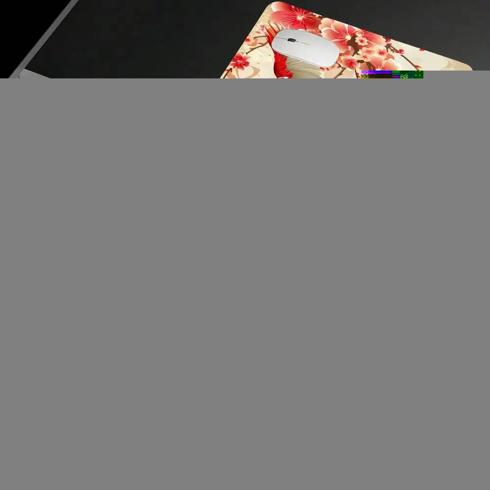 웨이브와 스시 디자인 마우스 패드 데스크 매트 게임 매트 PC 액세서리 고무 미끄럼 방지 키패드 확장 마우스패드 사무실 책상 매트