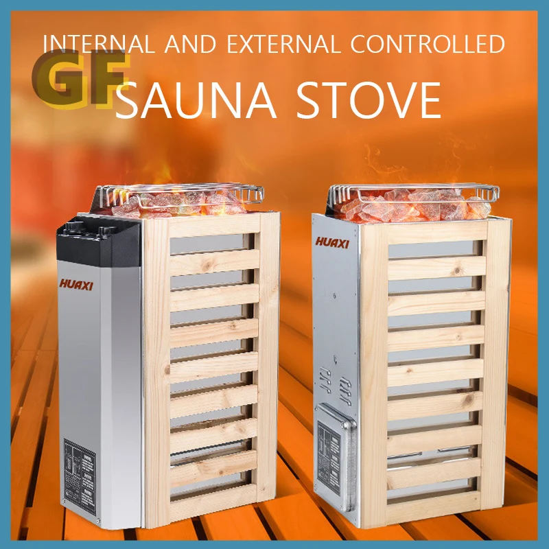 3KW/3.6KW Sauna Heater 220V Sauna Steam Generator Home Use Heating Furnace Room Dry Equipment Internal Control External Stove