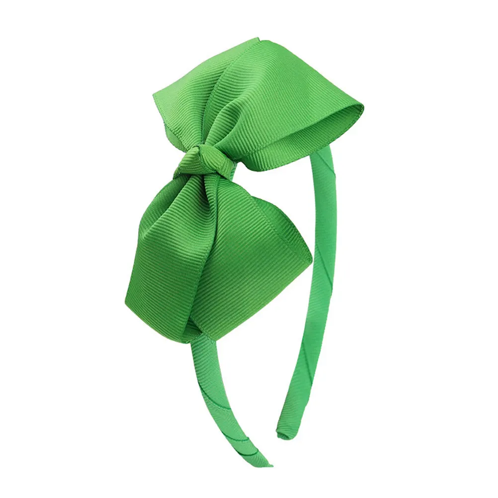 

6Pcs Bowknot Hairbands Kids Hair Hoops Comfortable Cloth Headwear for Kids Birthday Photoshoot Hair Accessories