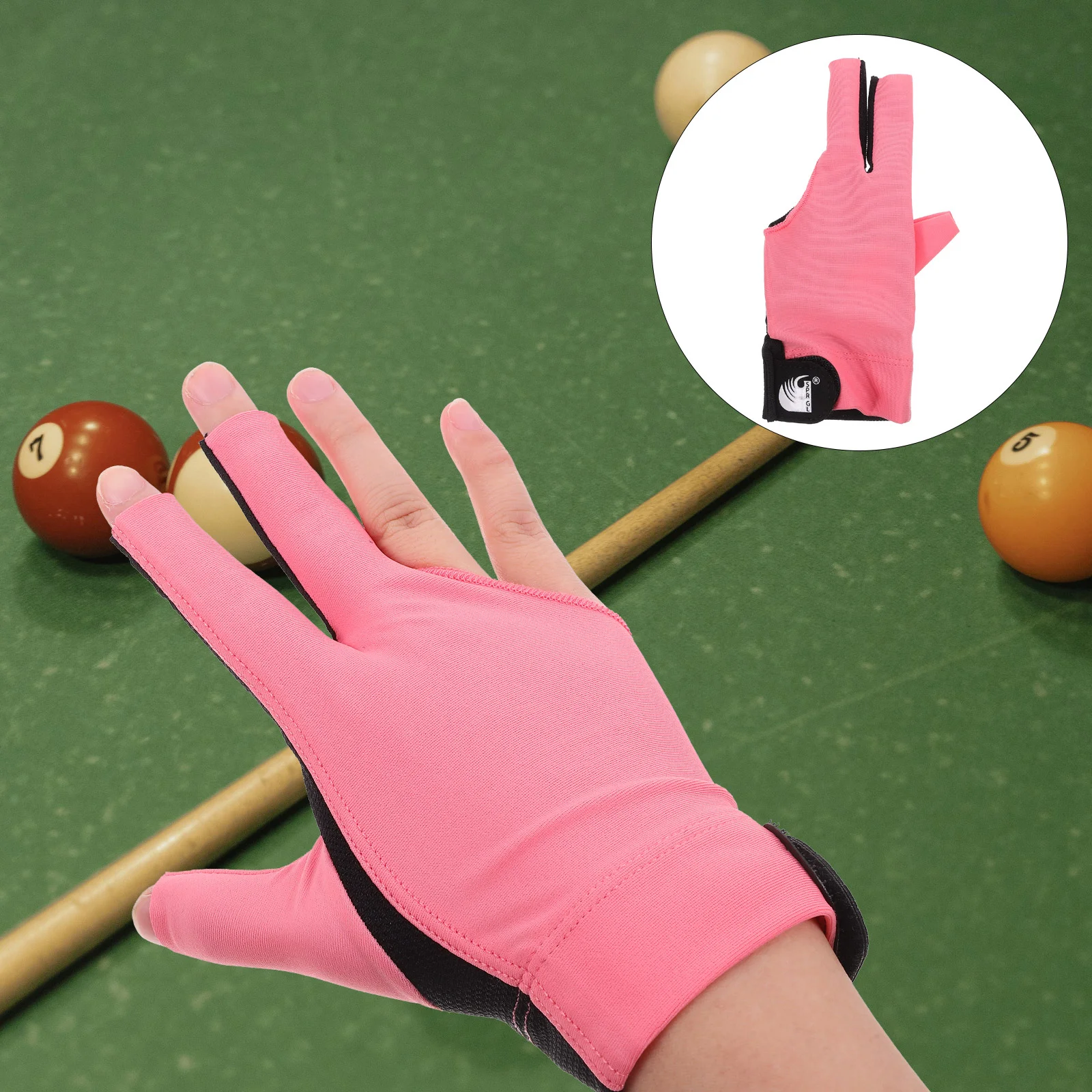 Finger Glove Billiard Cue 3 Fingers Gloves Snooker Billiards Stick Cell Phone Accessories