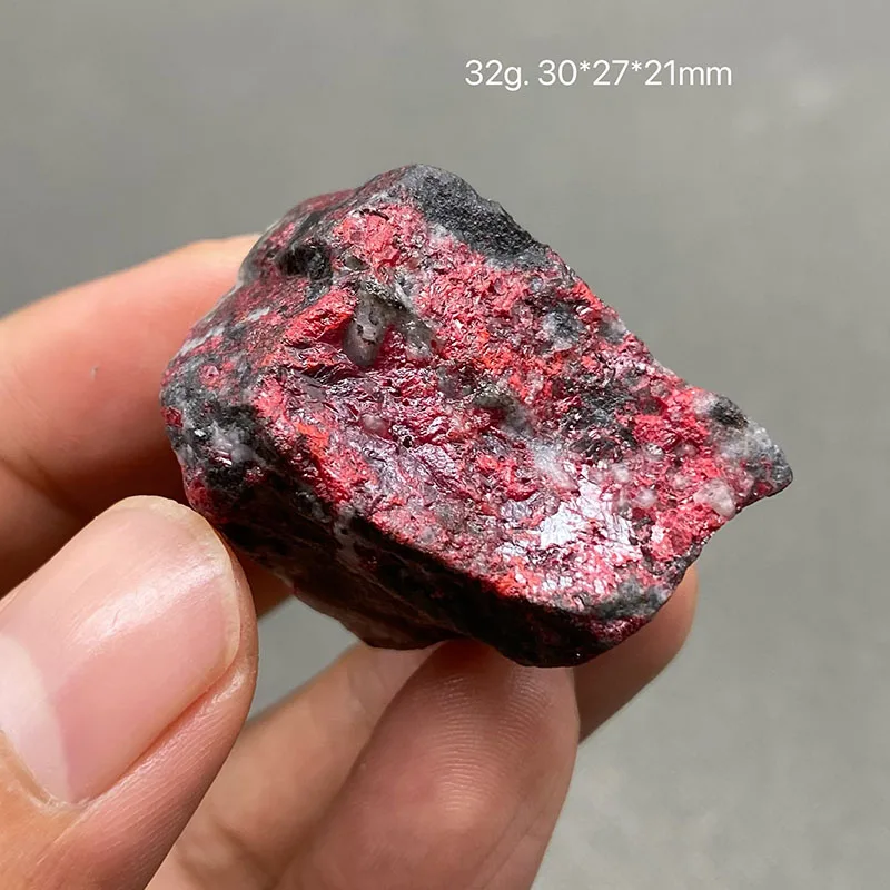 100% natural cinnabar original stone mineral specimen healing crystal teaching specimen collection