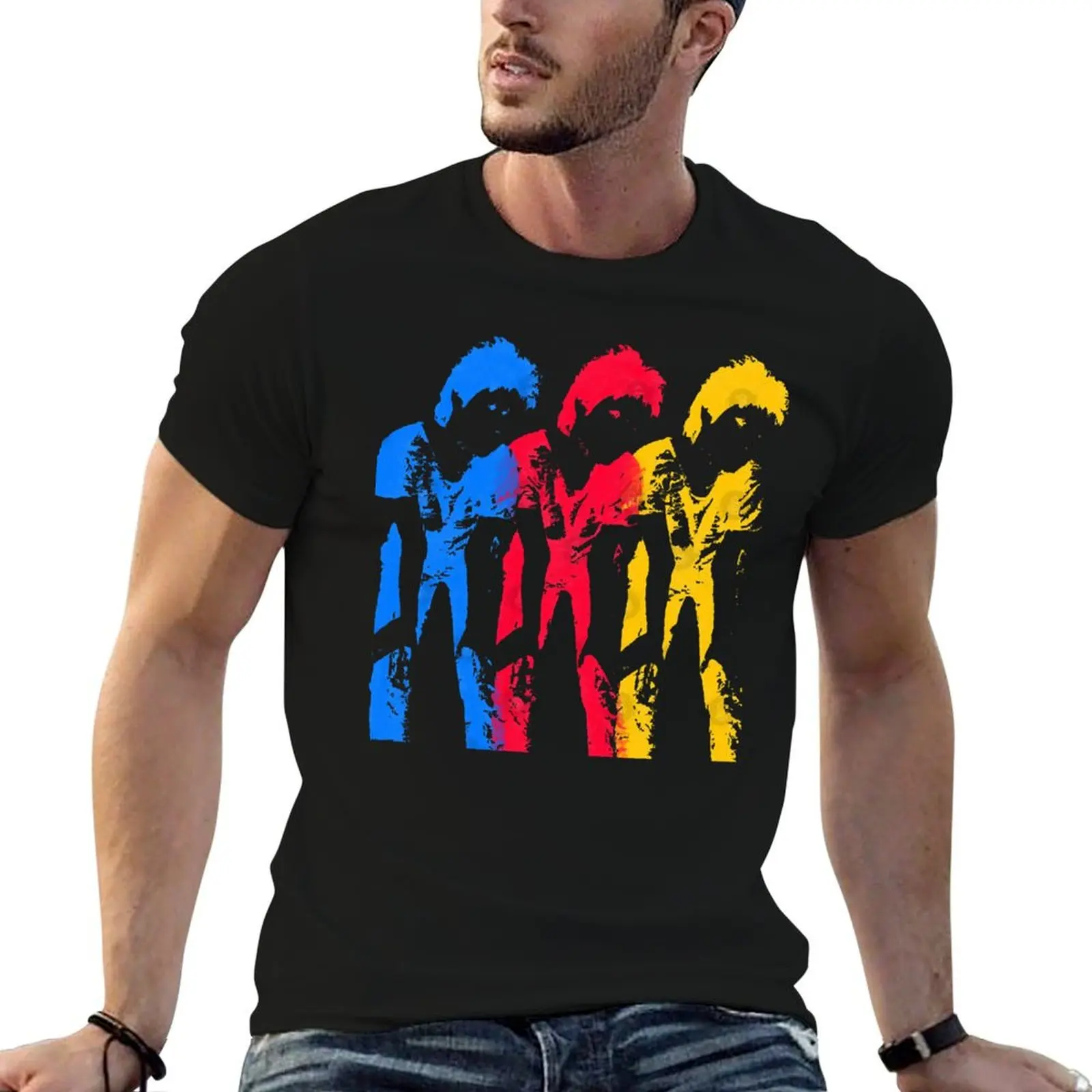 The Banshees Vintage Retro T-Shirt Casual Loose Fit Summer Tee Shirt
