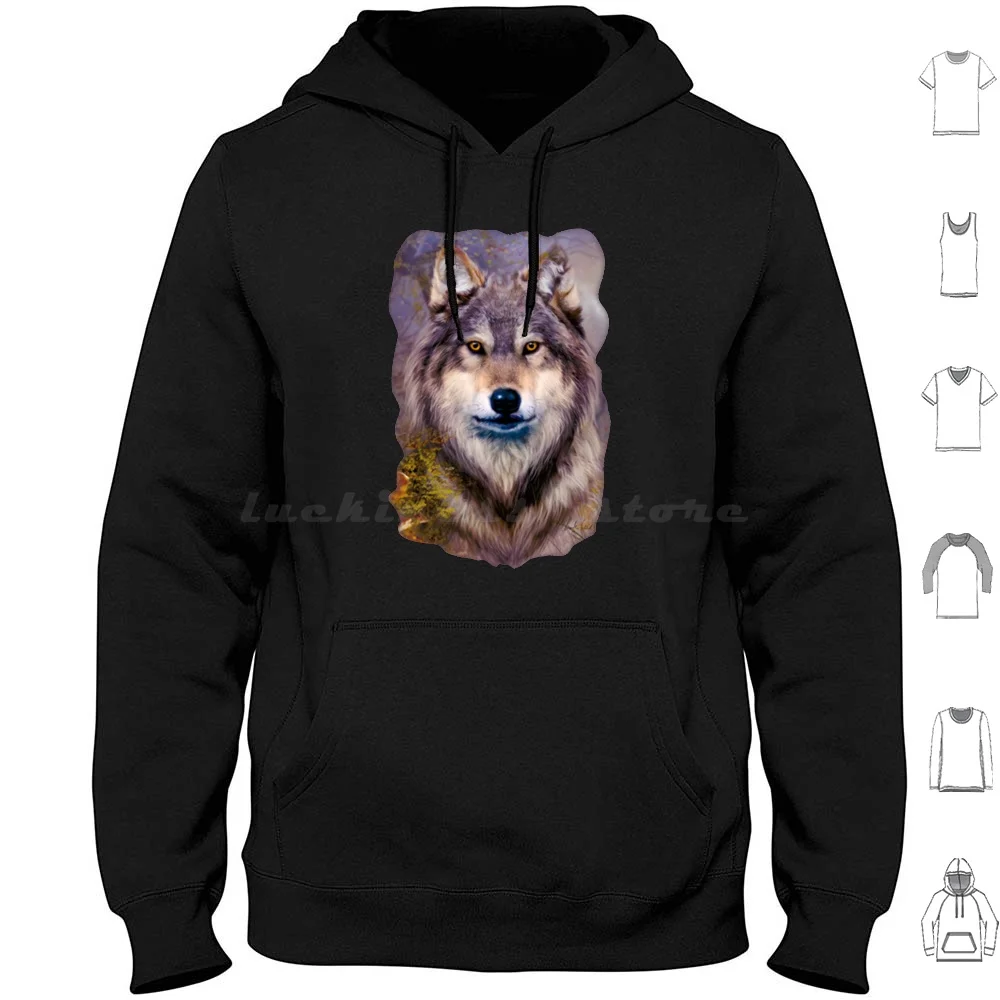 

Beautiful Wolf Hoodies Long Sleeve Wolf Wolves Gray Wolf Grey Wolf Nature Wild Beautiful Wildlife Wilderness