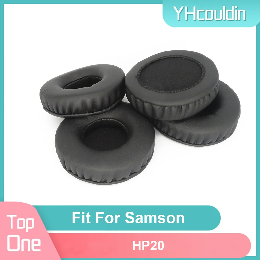 Samson HP20 헤드폰 이어 쿠션 용 이어 패드 PU 소프트 패드 폼 이어 패드 블랙