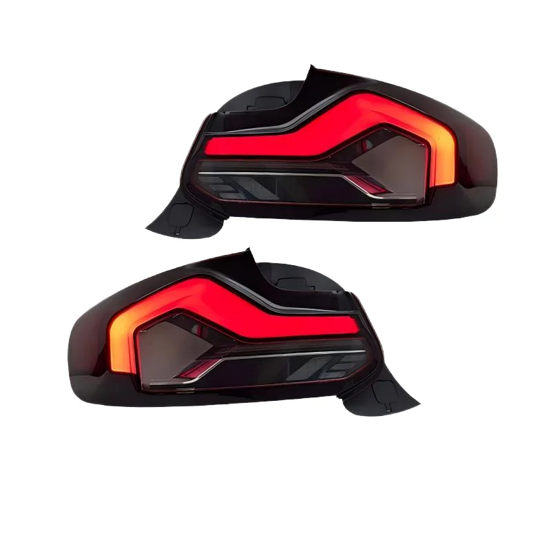 For 2014-2020 2 Series LED Brake Lights Tail Lamp Assembly with Clear or Red Lens ABS Material 12V/24V Volta F22 F21 Model