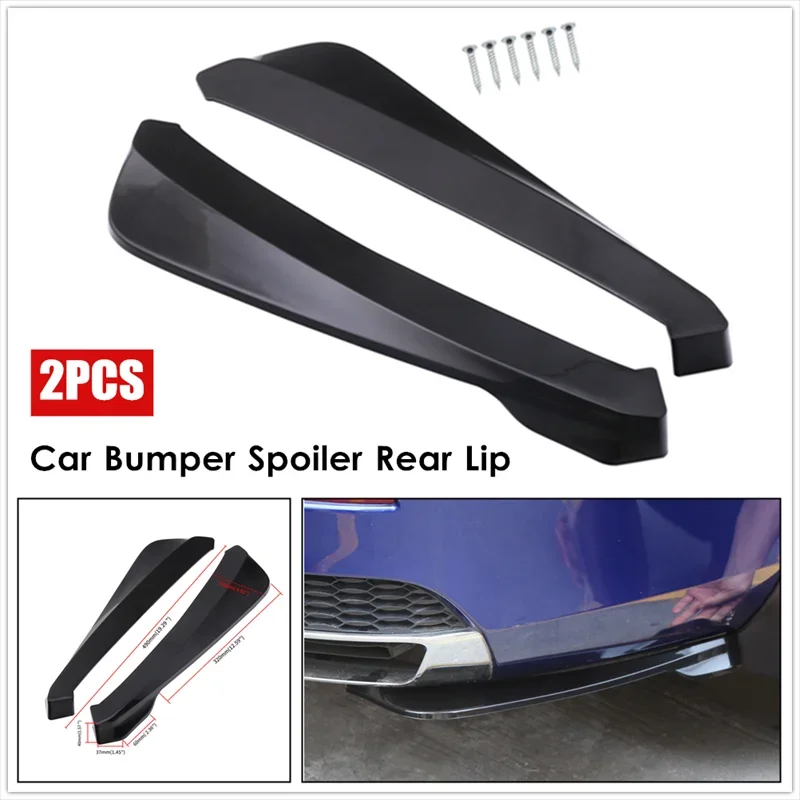 

Car Universal Rear Bumper Lip Diffuser Splitter Spoiler Scratch Protector Exterior Parts Rear Spoiler Modification Accessories