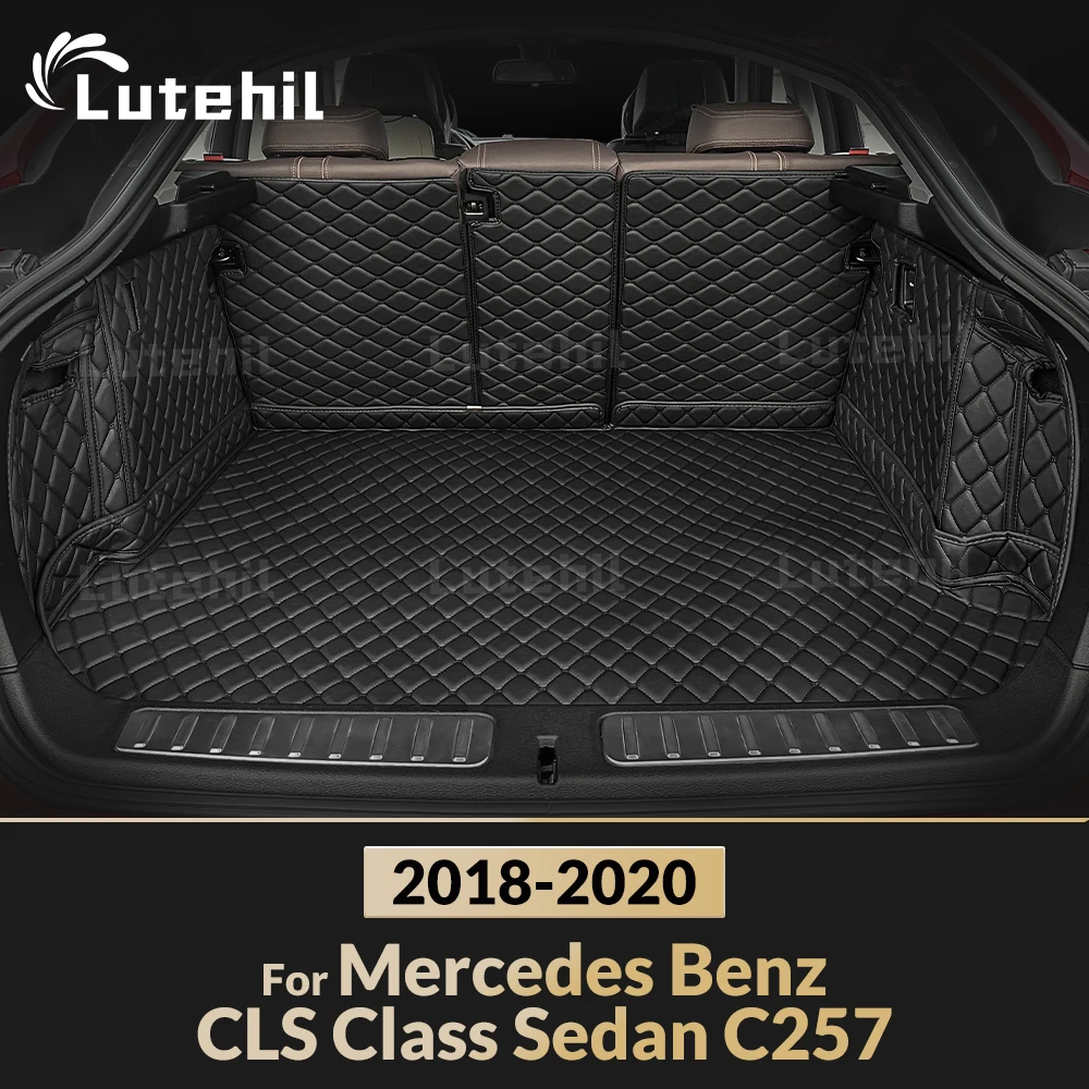 

Полноразмерный коврик для багажника Mercedes Benz CLS Class Sedan C257 2018-2020 19