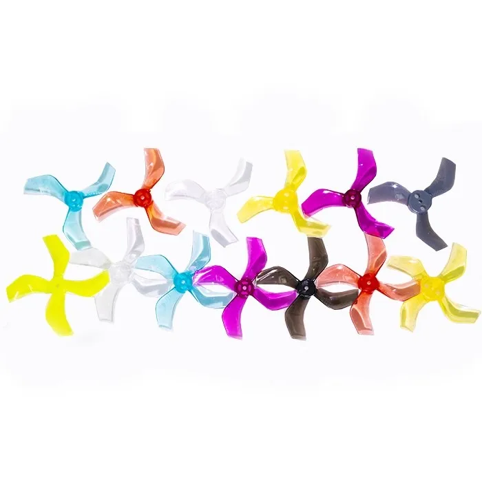 4Pairs Gemfan 1635 40mm 1.6X3.5X3 3-Blade PC Propeller 1mm 1.5mm Single Hole for RC FPV Freestyle Tinywhoop Drones DIY Parts - view 3