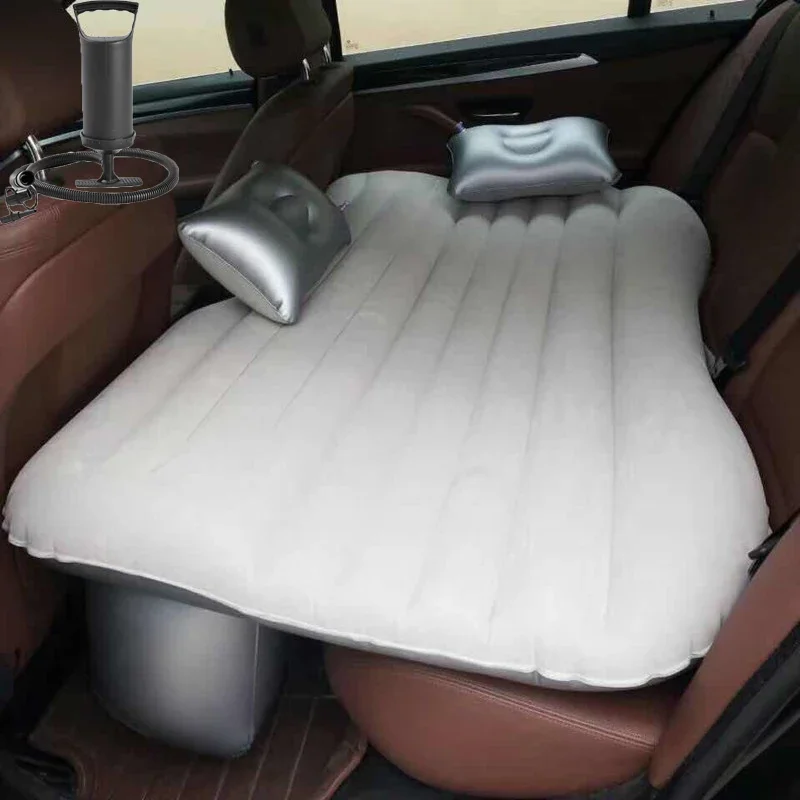 

Car Travel Bed Camping Inflatable Sofa Automotive Air Mattress Rear Seat Rest Cushion Rest Sleeping pad With pump Accessories