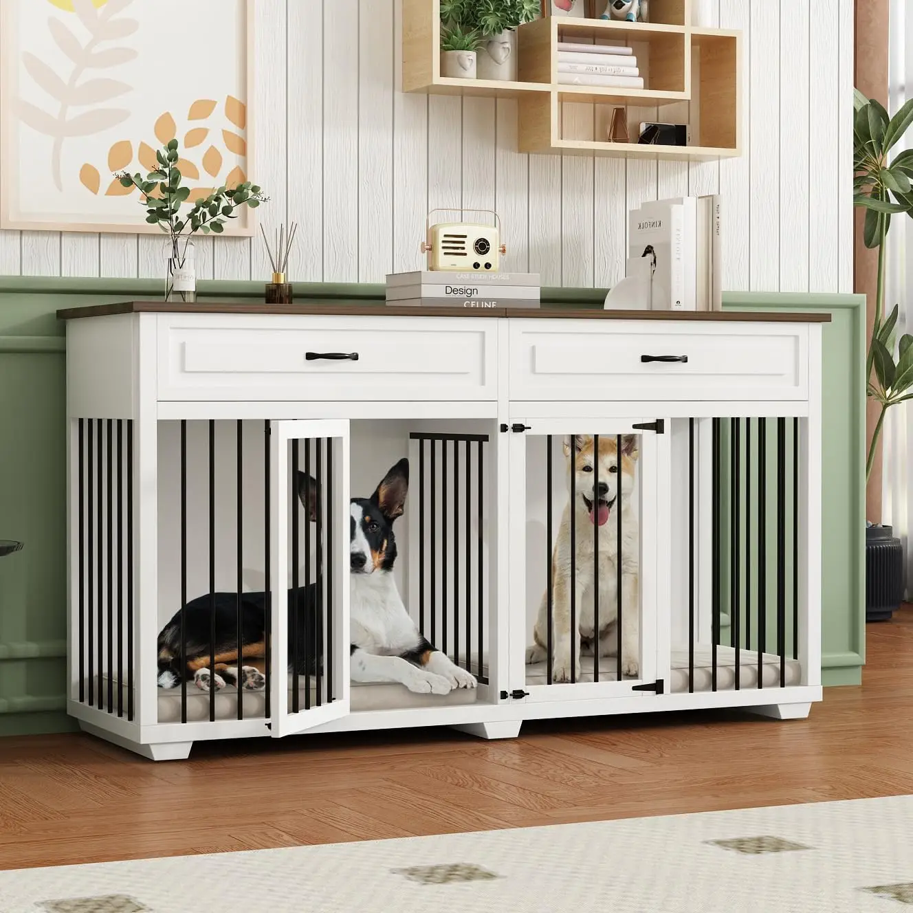 Furniture Style Dog Crate, 72