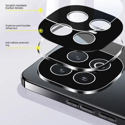 For VIVO IQOO 13 Anti-Fingerprint Anti-Drop Washable Ice Crystal 360° Ring Airbag Lens All-Inclusive Phone Case