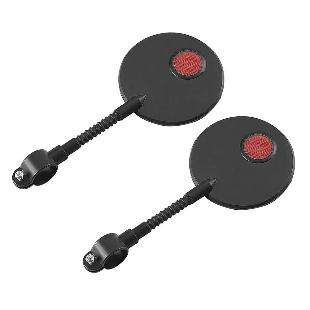 1 Pair Universal Bicycle Mirror Handlebar Rearview Mirror For Bicycle Motorcycle 360 Rotation Adjustable Bike Cycling Mirror